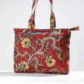 Red - Shoulder Bag - Handpainted Kalamkari Natural Dyed Cotton