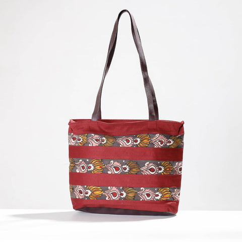  Shoulder Bag - Handpainted Kalamkari Natural Dyed Cotton Online at iTokri.com