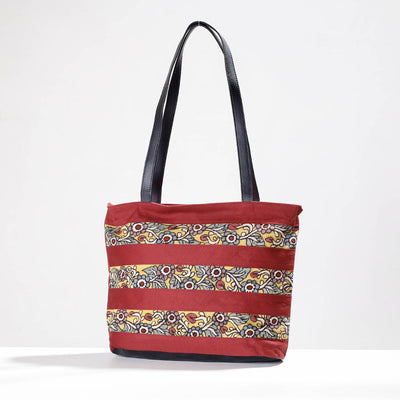 Buy Shoulder Bag - Handpainted Kalamkari Natural Dyed Cotton Online at iTokri.com
