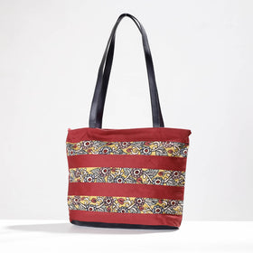 Buy Shoulder Bag - Handpainted Kalamkari Natural Dyed Cotton Online at iTokri.com