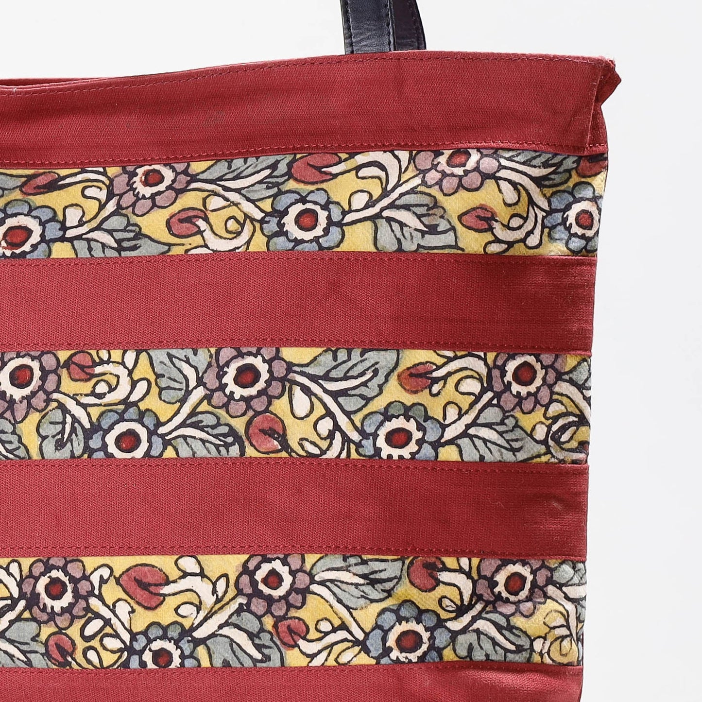 Buy Shoulder Bag - Handpainted Kalamkari Natural Dyed Cotton Online at iTokri.com