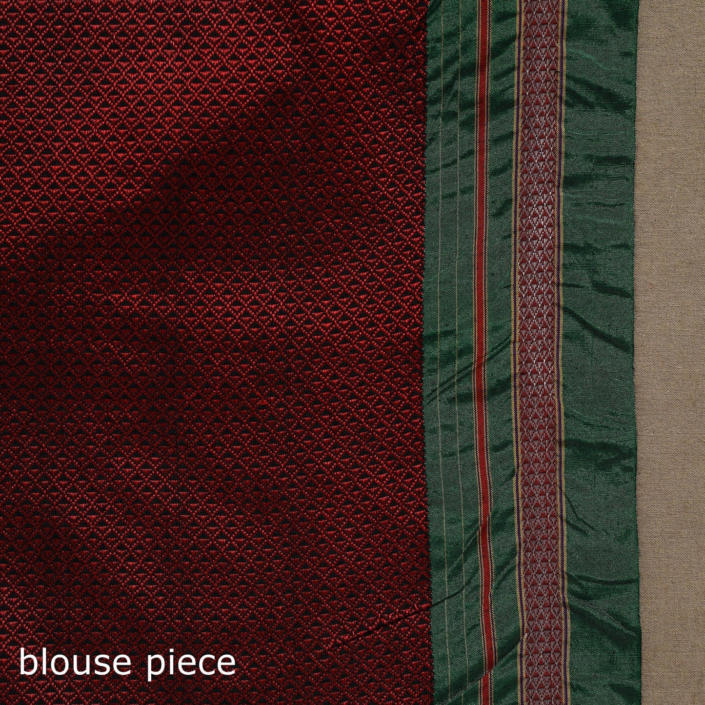 Silk cotton khun saree with ilkal pallu chikki paras border