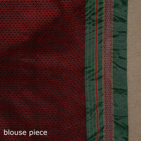 Silk cotton khun saree with ilkal pallu chikki paras border
