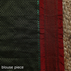 Silk cotton khun saree with ilkal pallu chikki paras border