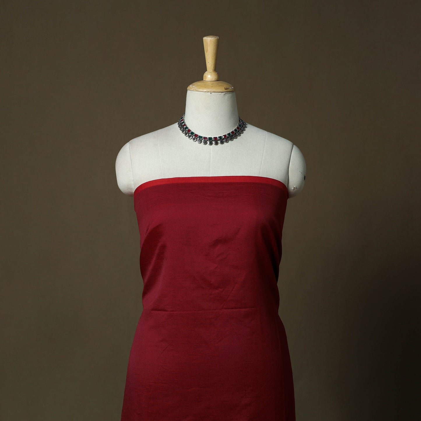 Handloom silk cotton pochampally ikat 3pc unstitched dress