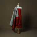 Handloom silk cotton pochampally ikat 3pc unstitched dress