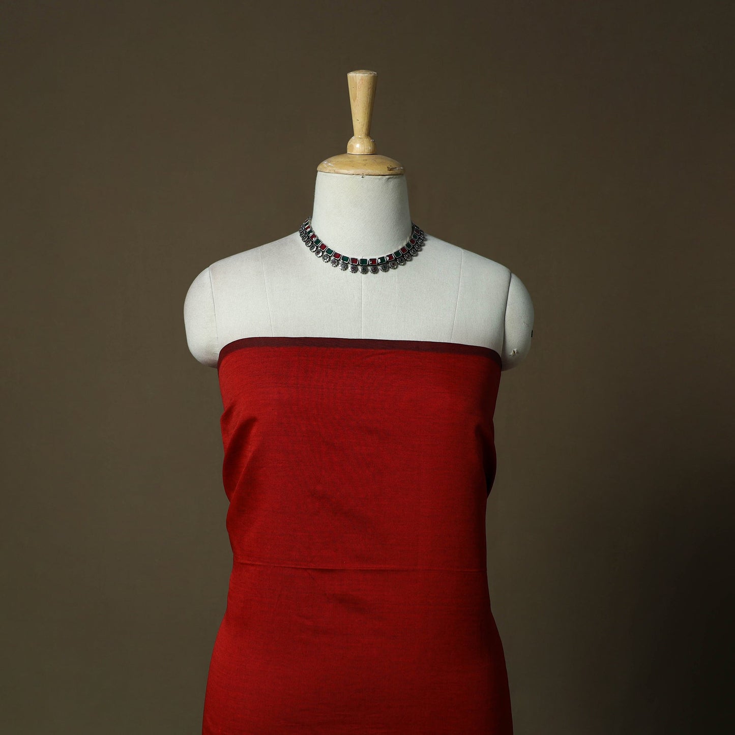 Handloom silk cotton pochampally ikat 3pc unstitched dress