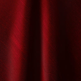 Red - slub silk plain fabric 07 - handcrafted