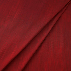 Red - slub silk plain fabric 10 - handcrafted