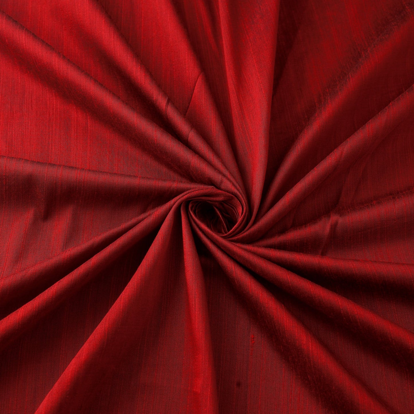 Red - slub silk plain fabric 10 - handcrafted