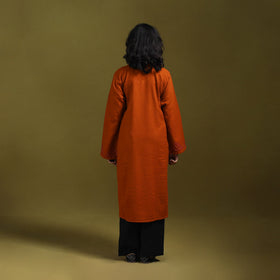 Sozni hand embroidered kashmiri merino wool pheran 25