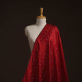Spun dupion viscose silk buti fabric 07 - handcrafted