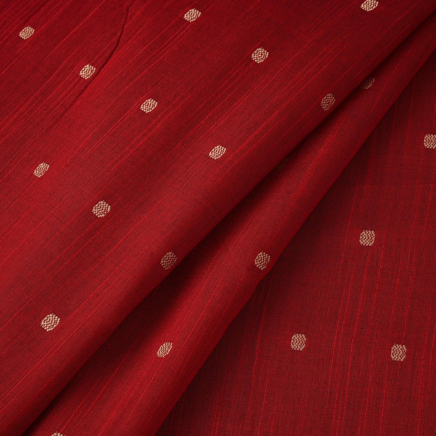 Spun dupion viscose silk buti fabric 07 - handcrafted