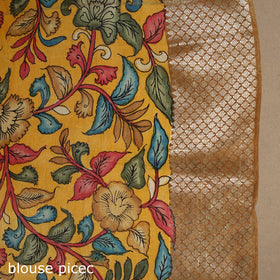 Red - srikalahasti handloom cotton handpainted pen