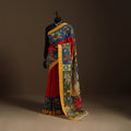 Red - srikalahasti handloom cotton handpainted pen