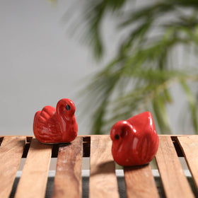  Handcrafted Ceramic Toys (Set of 2) 