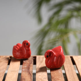  Handcrafted Ceramic Toys (Set of 2) 