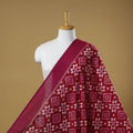 Telia rumal handloom cotton pochampally double ikat fabric