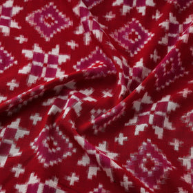 Telia rumal handloom cotton pochampally double ikat fabric