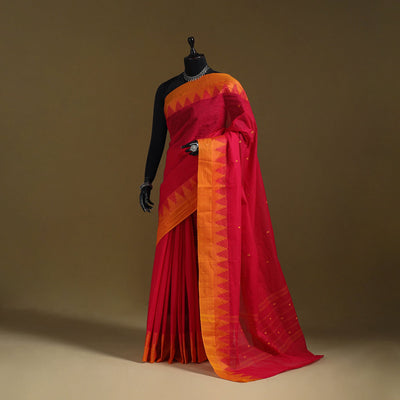 Thread buti cotton kanchipuram saree with border 33