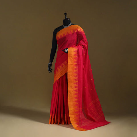 Thread buti cotton kanchipuram saree with border 33