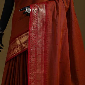 Thread buti cotton kanchipuram saree with border 35