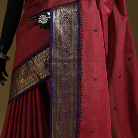 Thread buti cotton kanchipuram saree with border 39