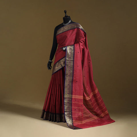 Thread buti cotton kanchipuram saree with border 39