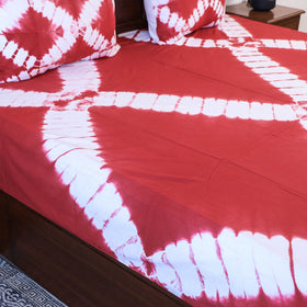 Buy Tie & Dye Cotton Double Shibori Bed Sheet Set