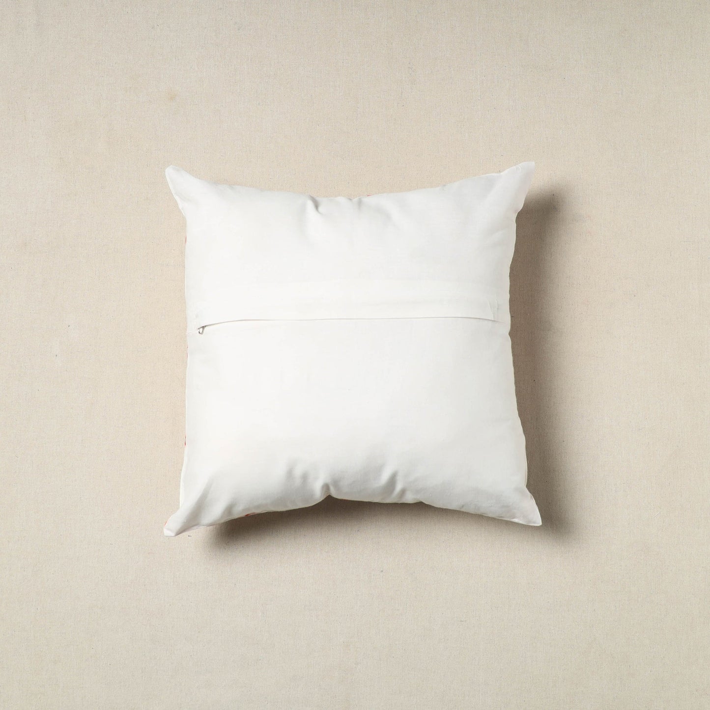 Red - Tie & Dye Cotton Shibori Cushion Cover 01