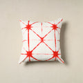 Red - Tie & Dye Cotton Shibori Cushion Cover 01