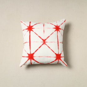 Red - Tie & Dye Cotton Shibori Cushion Cover 01