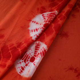 Red Tie-Dye Cotton Shibori Fabric 