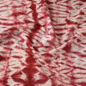  Red Tie-Dye Cotton Shibori Fabric 