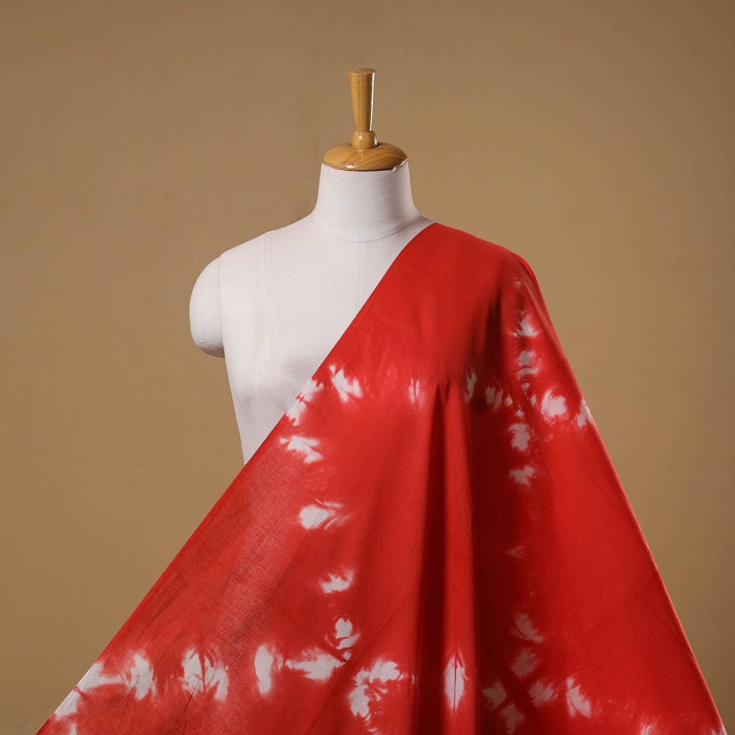 Black - tie-dye cotton shibori fabric 15 - handcrafted