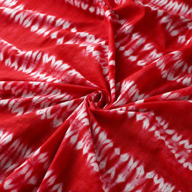  Red Tie & Dye Pure Cotton Shibori Fabric 