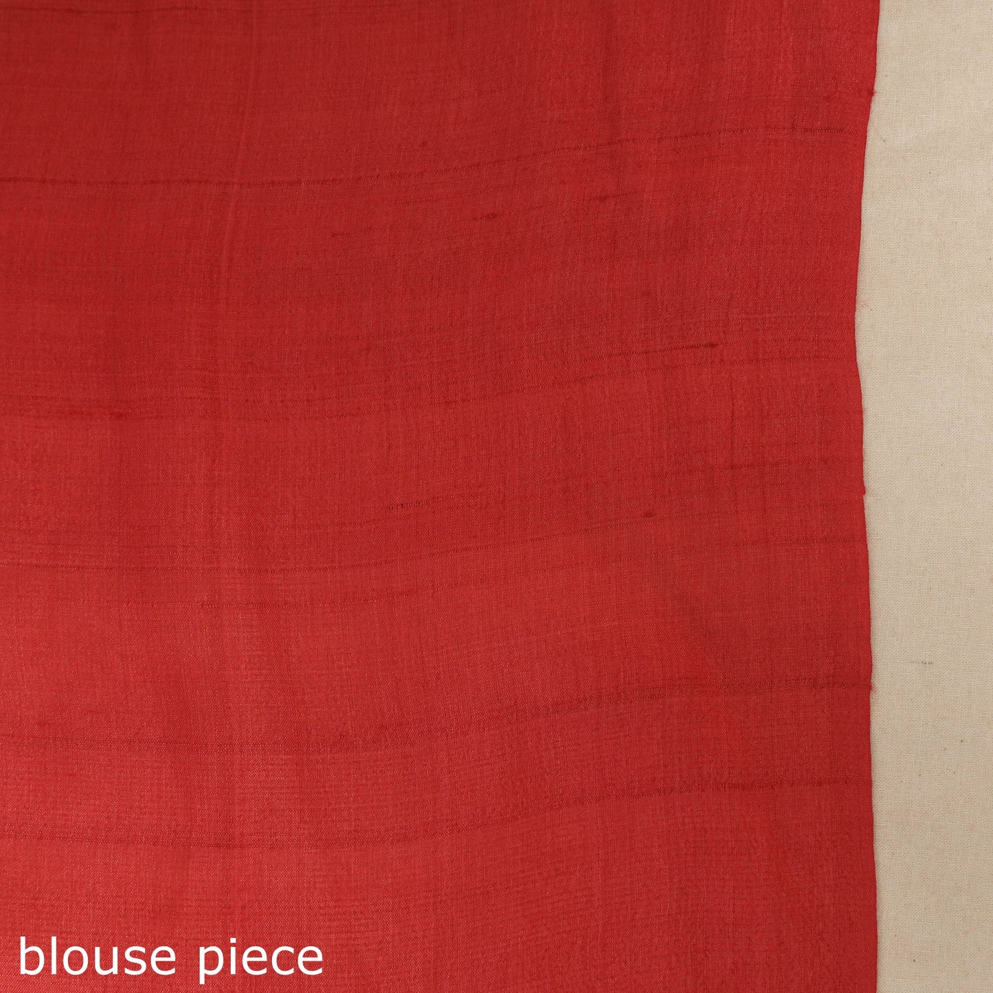  Red Leheriya Tie-Dye Tussar Silk Handloom Saree 