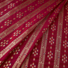 Tissue zari meena work viscose banarasi fabric 14