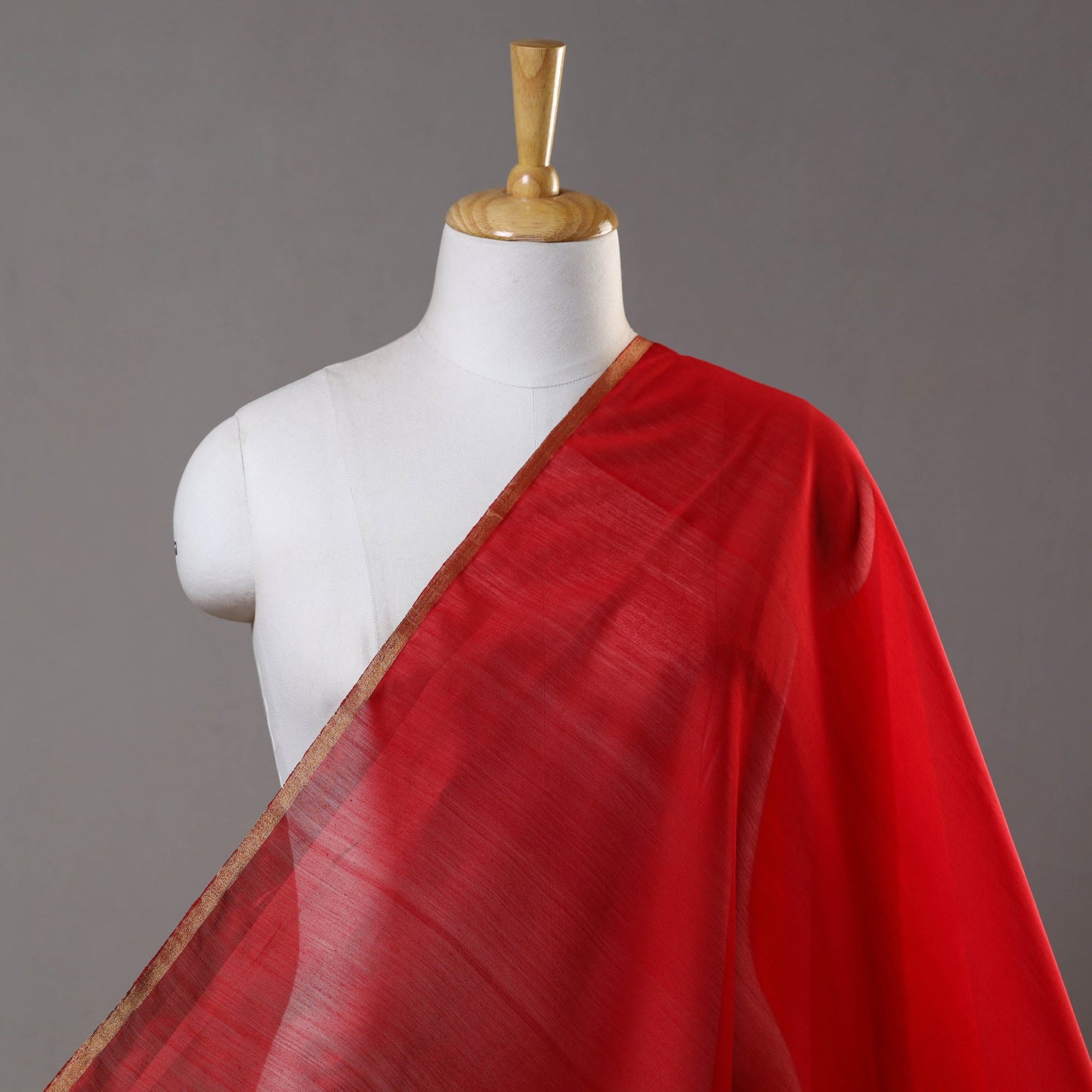  Plain Handloom Pure Chanderi Silk Fabric Online in India