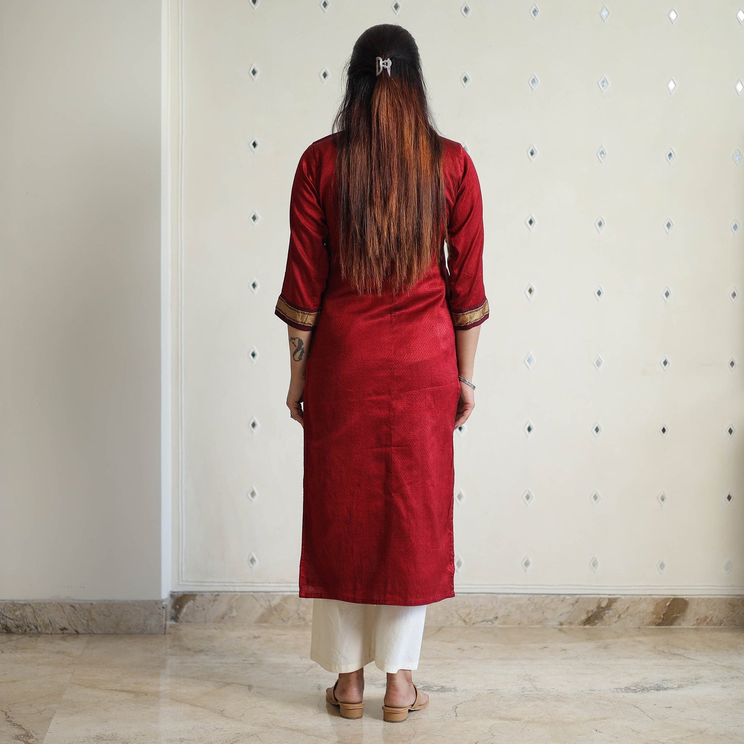 Traditional Khun Straight Kurta for Women
