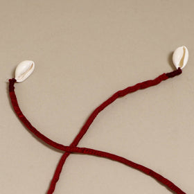 Traditional handmade cherry floral gajra - handcrafted