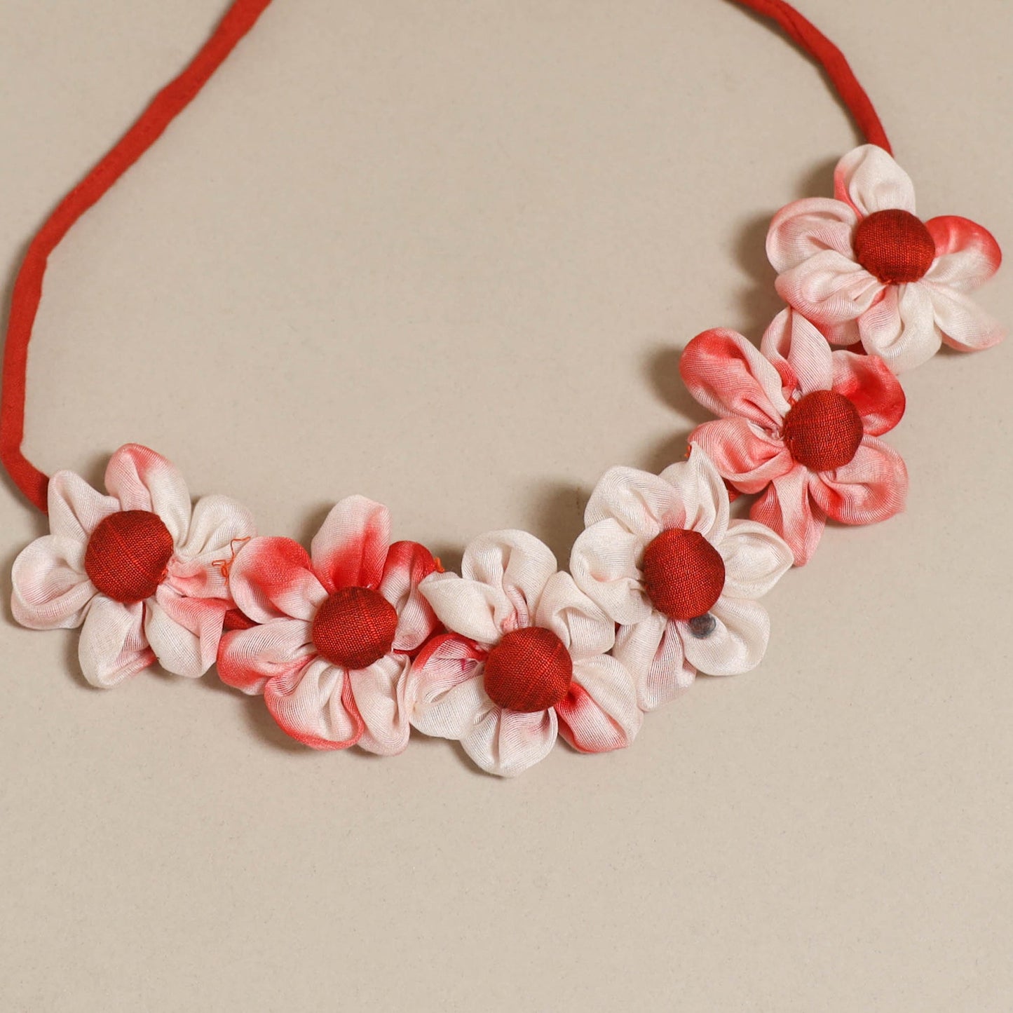 Traditional handmade fabart jasmine gajra - handcrafted