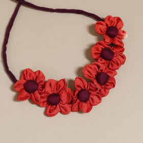 Traditional handmade fabart marigold gajra - handcrafted