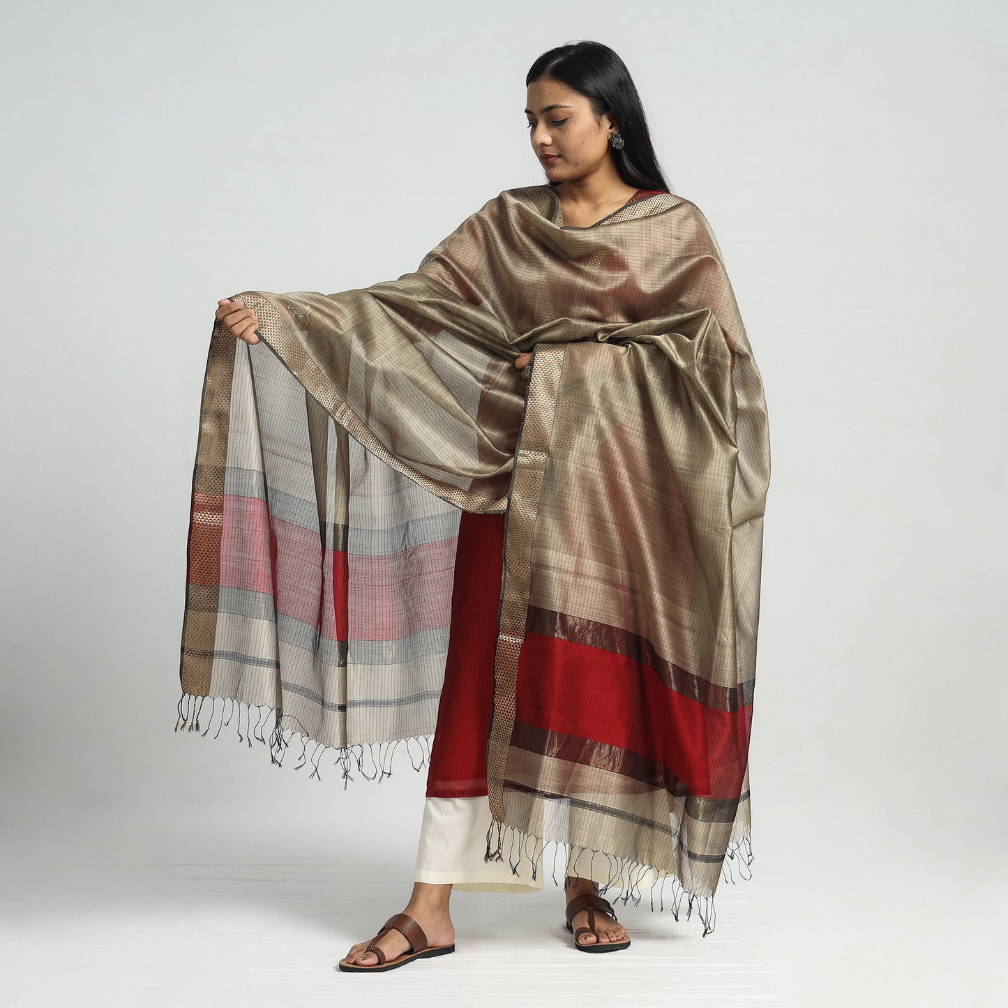Maheshwari Kurta with Dupatta Set