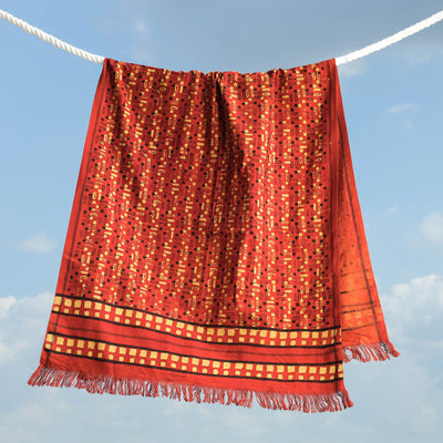 Block Printed Towel 