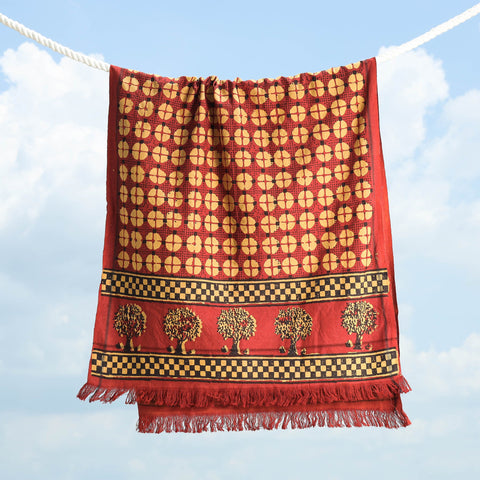 Block Printed Towel 