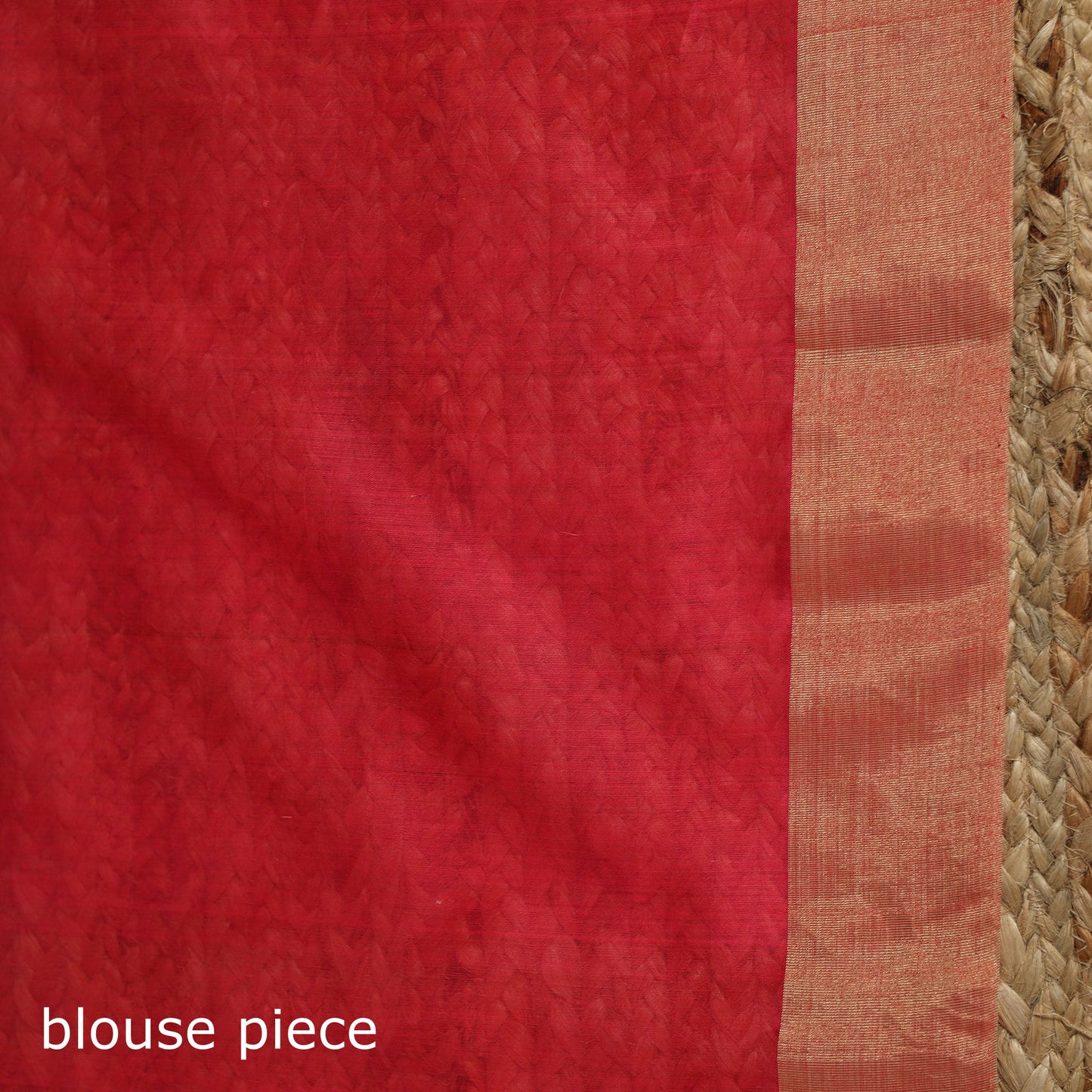 Red - traditional zari buti handloom chanderi silk saree 56