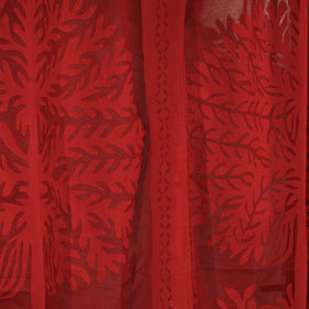 Tree Cutwork Cotton Barmer Applique Door Curtain