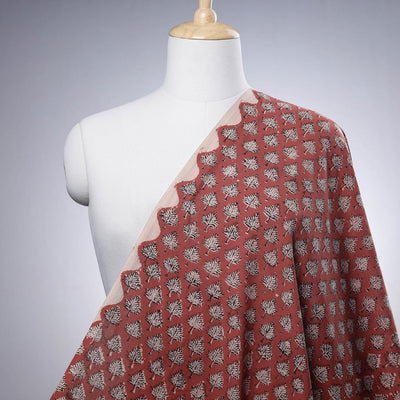 Traditional Bagru Dabu Print Fabric from Rajasthan
