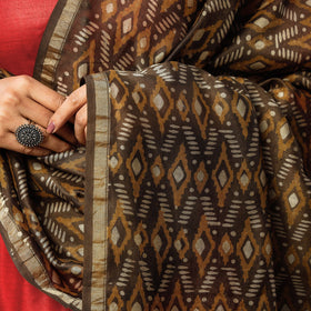  Vidarbha Tussar Silk Handloom Kurta with Dupatta Set 